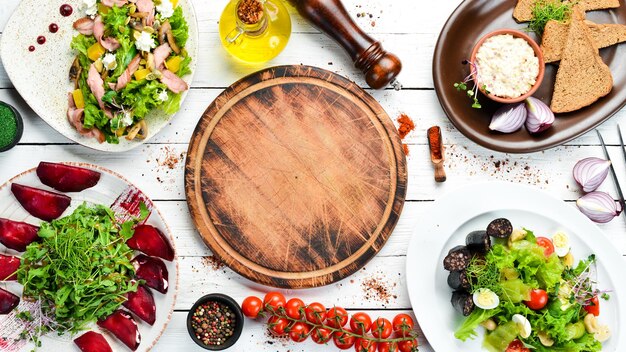 Platou cu preparate diverse